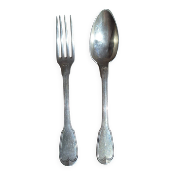 Solid silver tableware by Nicolas Pierre Béguin (1840/50)