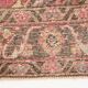 Tapis de couloir vintage rouge et rose 3x13, 91x399Cm