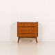 Commode danoise avec bureau caché ou coiffeuse, années 1960