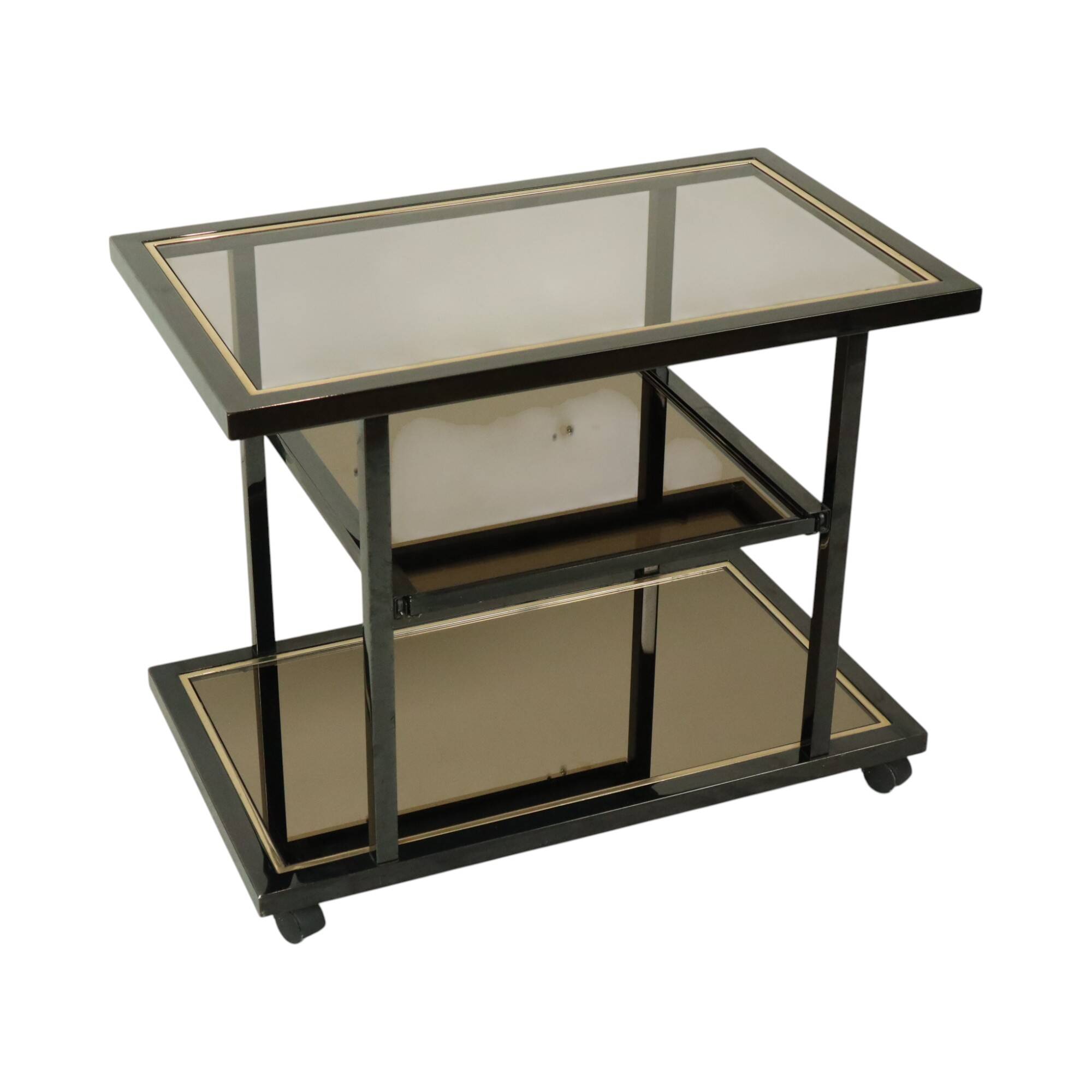 Belgo Chrom by Roger Van Hevel Design Bar Trolley 23kt Gold