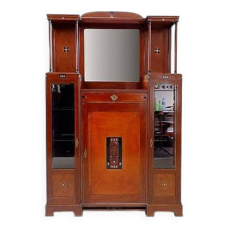 Armoire, cabinet Art Déco en bois par H. Pander & Zonen Den Haag, circa 1930