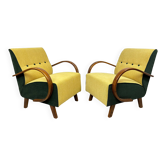 Fauteuils Duocolor par Jindřich Halabala