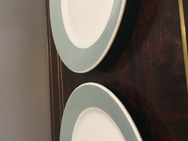 Lot of 2 plates Digoin Sarreguemines