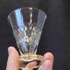 5 old glasses 1930 Verrerie Doyen Belgium model Lido faceted