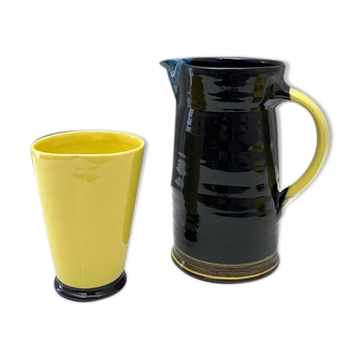 Vintage pitcher and bowl Denmark