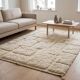 Tapis berbère en laine naturelle fait main traditionnelle taille 1.5/2.5 m