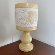 Lampe à poser en albâtre