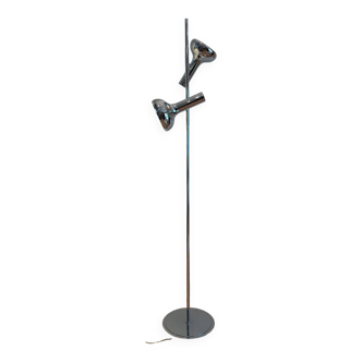 Chrome floor lamp from the 1970s.