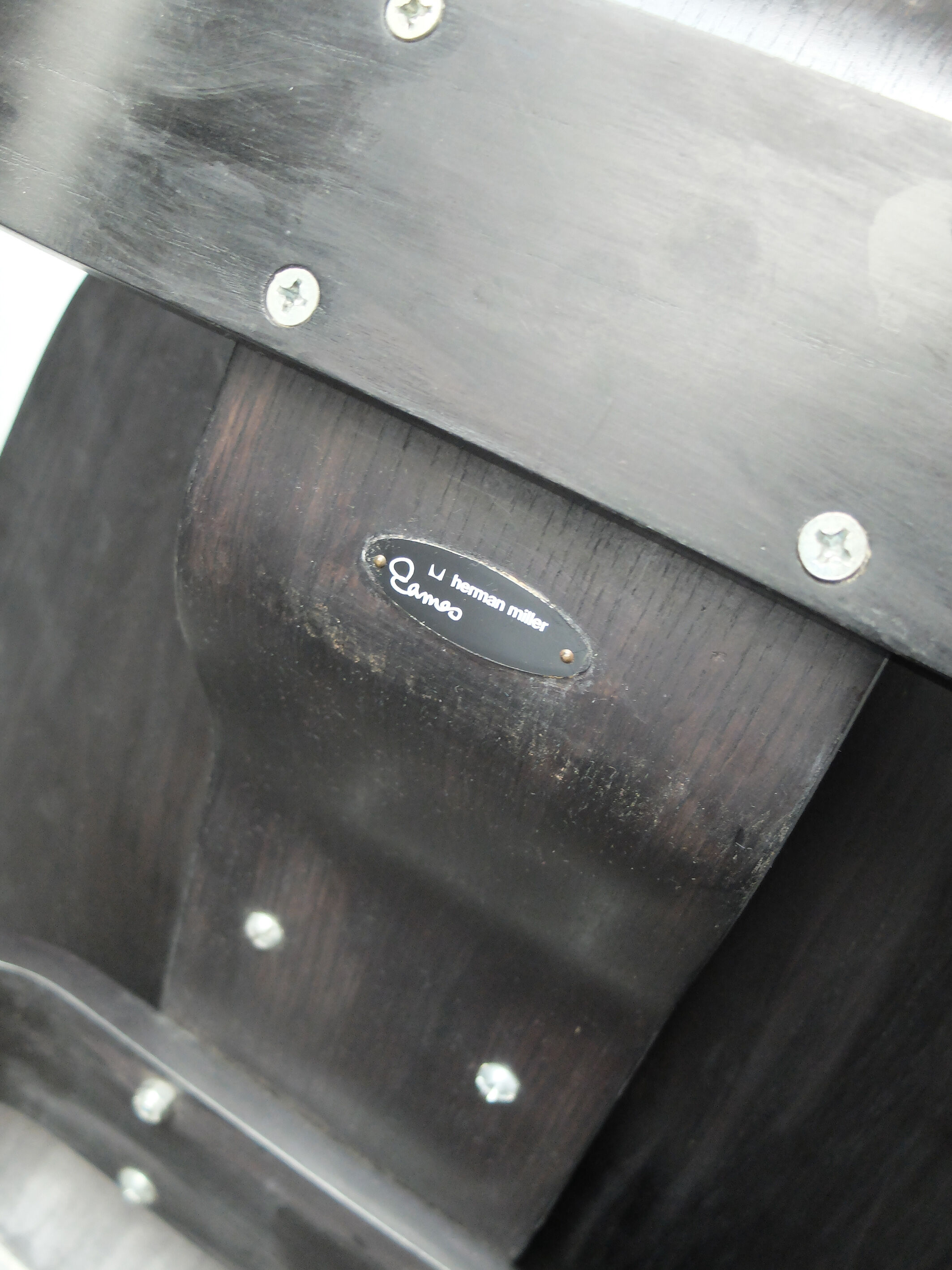 Black DCW chair by Charles & Ray Eames for Herman Miller, 1980