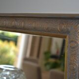 Old wooden mirror