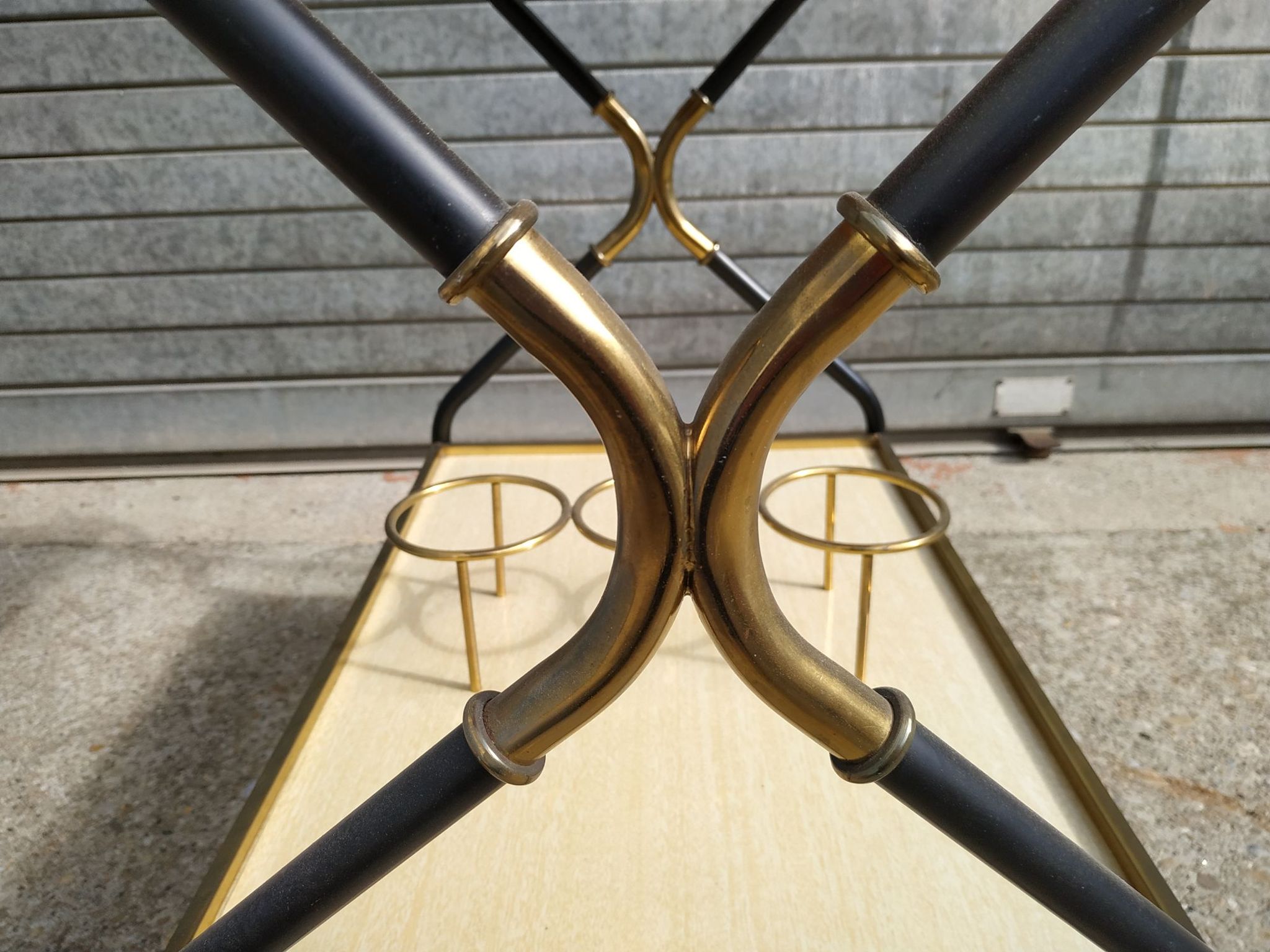Vintage serving table