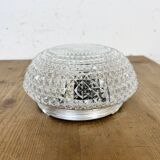 Vintage Glass Wall or Ceiling Light, 1970s