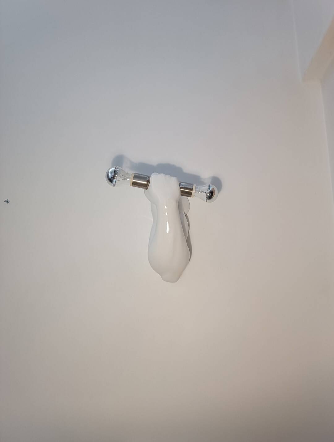 Dumbbell wall light by JC Peiré 1980