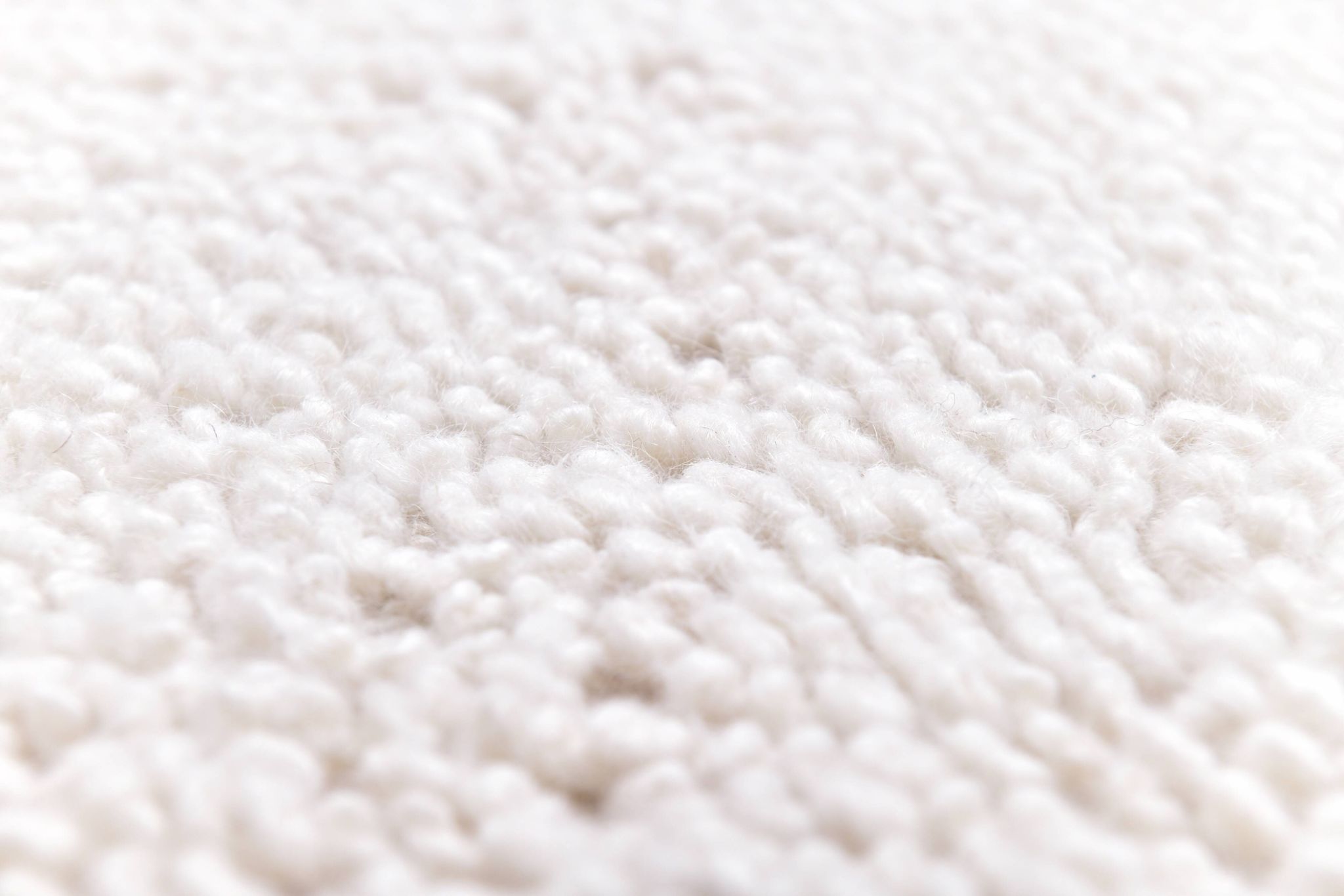 2x10 %100 Wool White Moroccan Runner Rug, 68x303Cm
