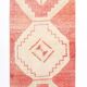 Turkish Classic Red & Cream Vintage Runner Rug, 77x379Cm
