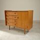 Small sideboard with spindle legs, France 1960