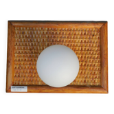 Appliques murales lampe osier rotin vintage
