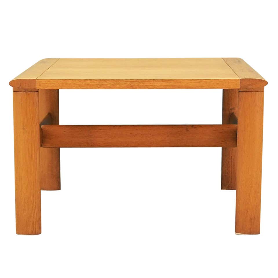 Table basse en chêne, design danois, années 60