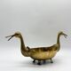 Table centre "ducks" in brass – circa 1950s