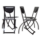 Sinus chairs by KFF from the 80s Bauhaus design