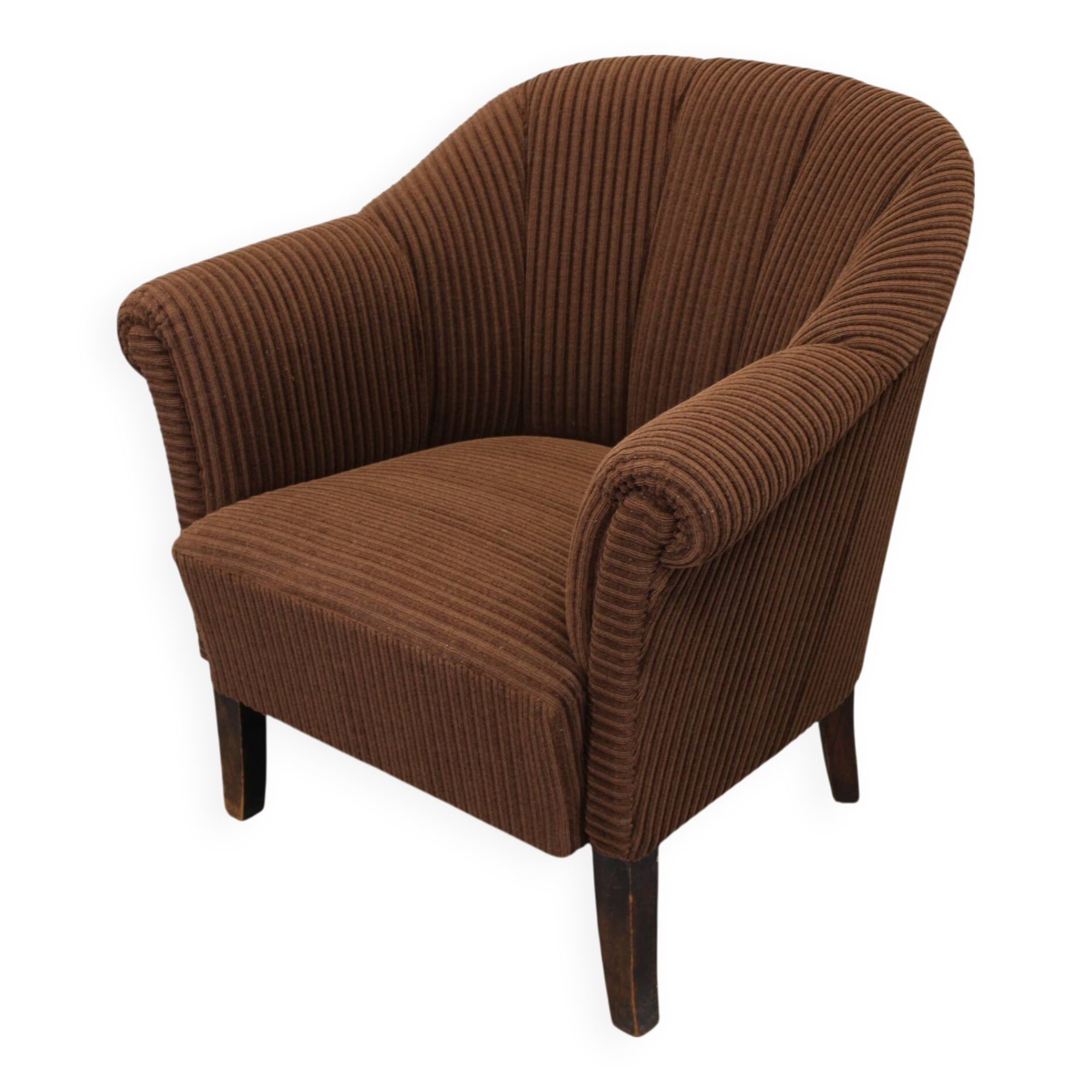 1940s Club Armchair, Czechoslovakia