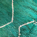 Tapis berbère béni ouarain vert