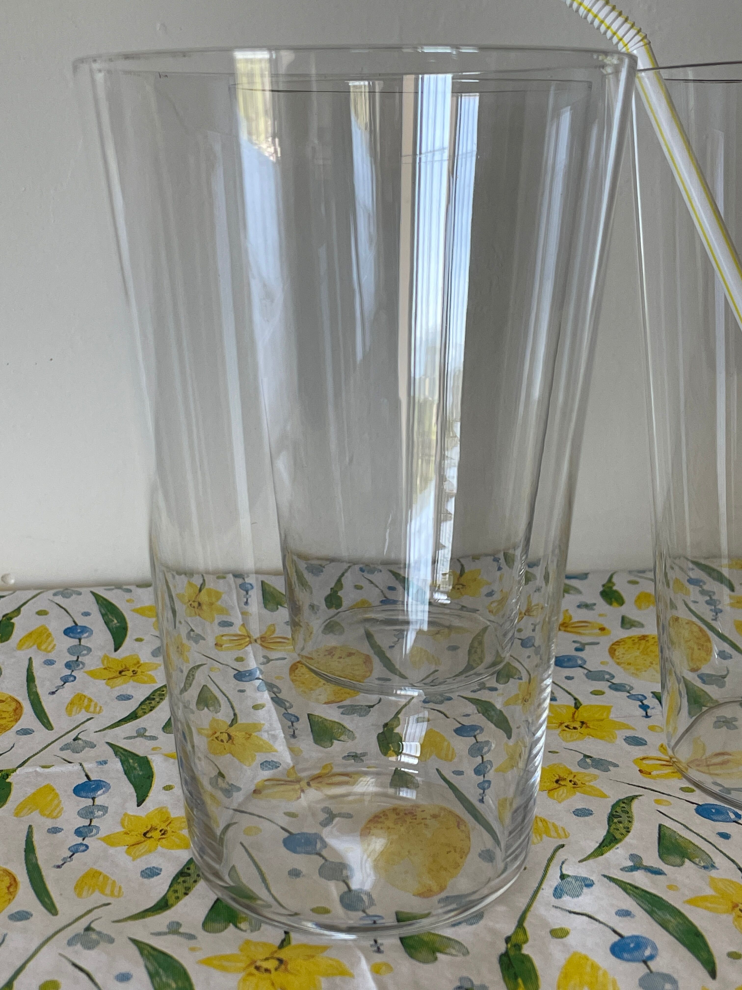 Old orangeade glasses, Baccarat crystal