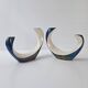 Pair of vintage Verceram candlesticks, 1960s