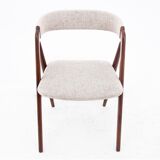Eight dining chairs, designed by Th. Harlev for Farstrup Mobler, Denmark, 1950s, renovated