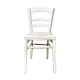 Painted wooden old bistro chair