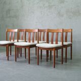 Mid-century teak dining chairs from Vamdrup stolfabrik, 1960s, set of 6