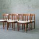 Mid-century teak dining chairs from Vamdrup stolfabrik, 1960s, set of 6