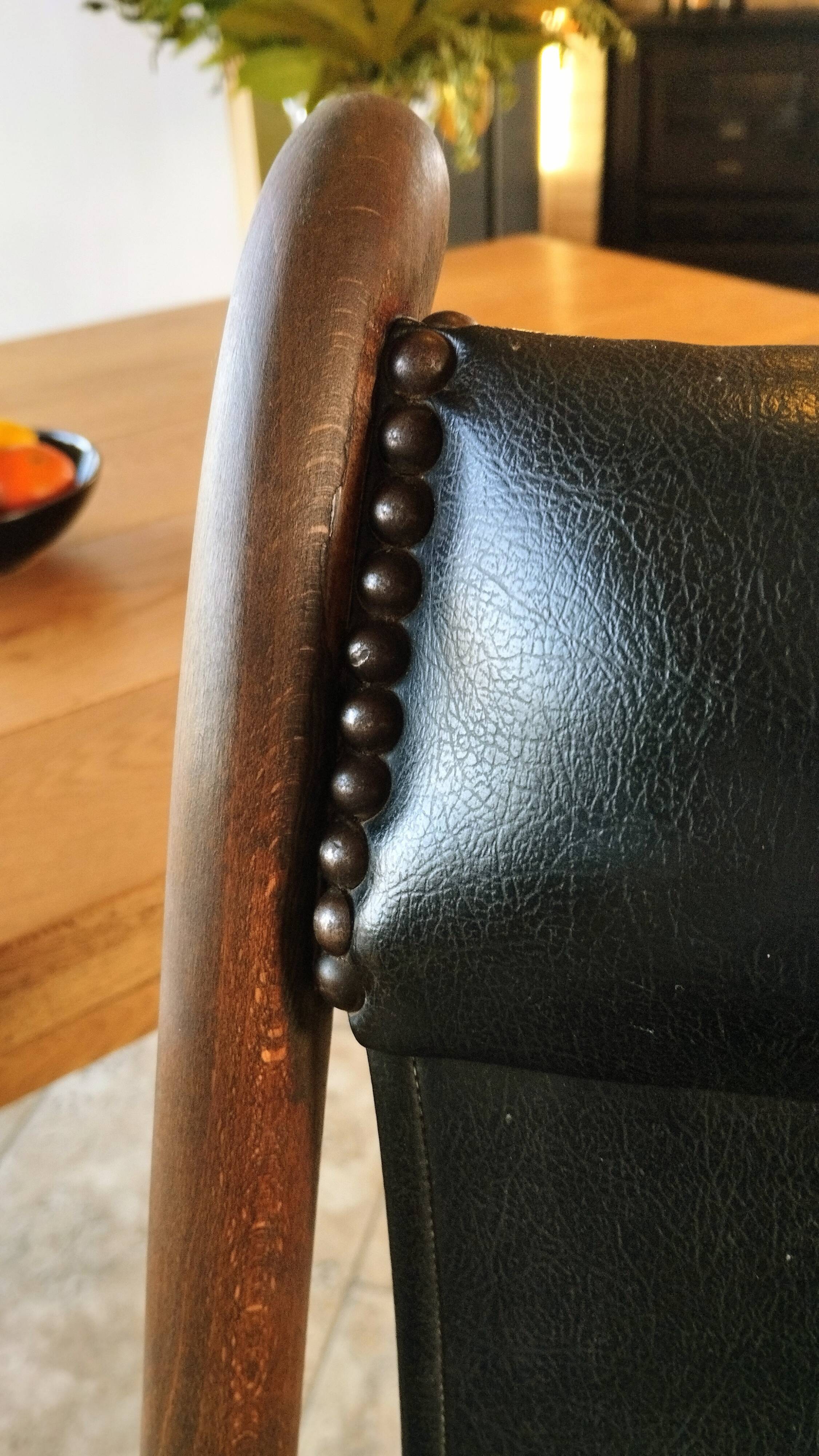 Chaise pliante de campagne vintage