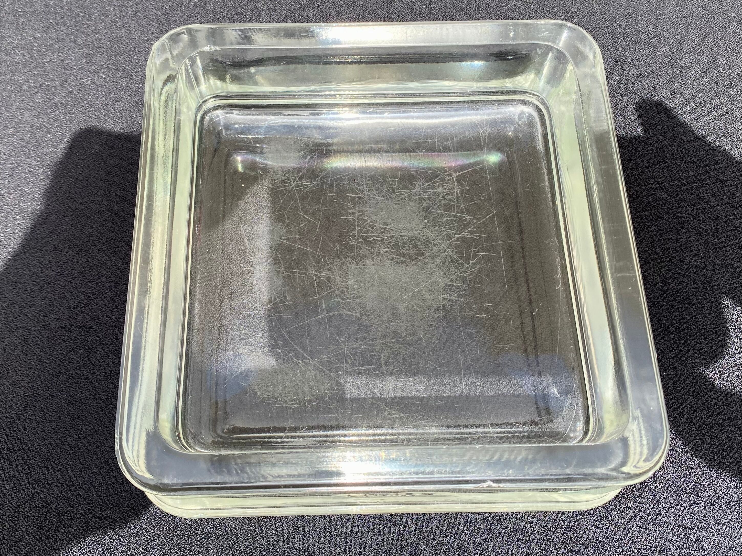 Empty pocket glass brick Lumax rare large model low vintage 60s