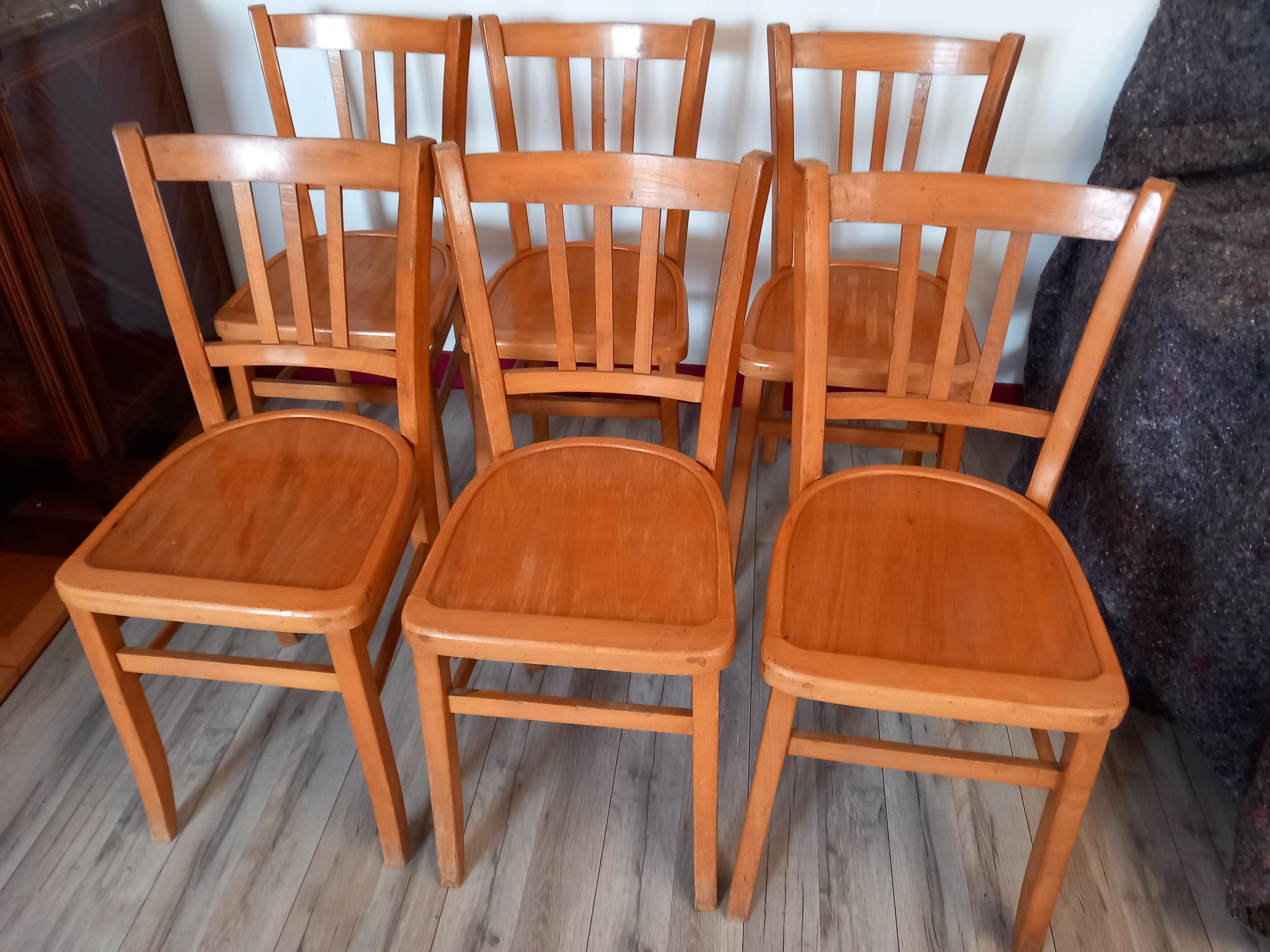 6 chairs luterma 1950