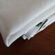 Round tablecloth embroidered hand linen mestizo 150 cm old colorful embroidery.