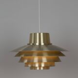 Danish vintage pendant lamp Verona by Svend Middelboe, Nordisk Solar, 1962