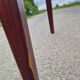 Chaise Baumann gondole en bois et cannage