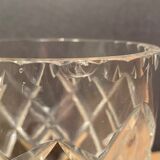 Carved crystal vase, Saint Louis, Baccarat, Bohemia