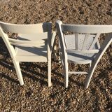 Set of mismatched chairs