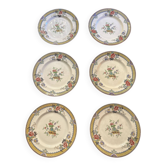 Assiettes creuses sarreguemines  - modèle  victoria