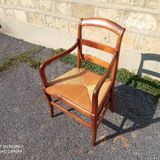 Walnut armchair