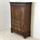 19th century mahogany and mahogany veneer secretary