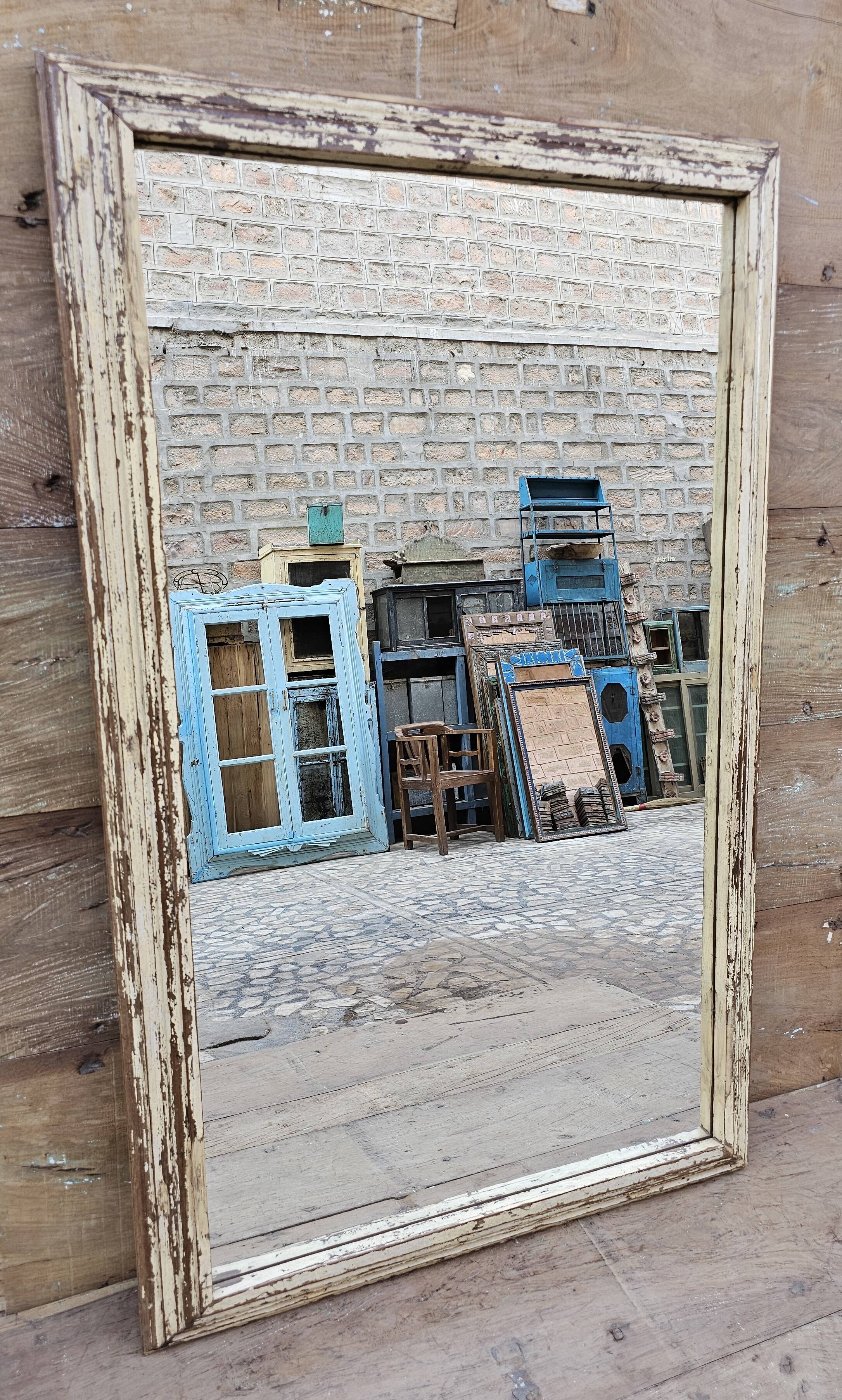 Teak mirror from Burma