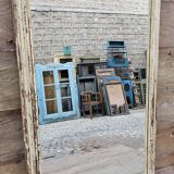 Burmese teak mirror