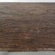 Large rustic dining table made of atmospheric elm wood with fine details