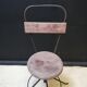 Industrial swivel chair wood and metal
