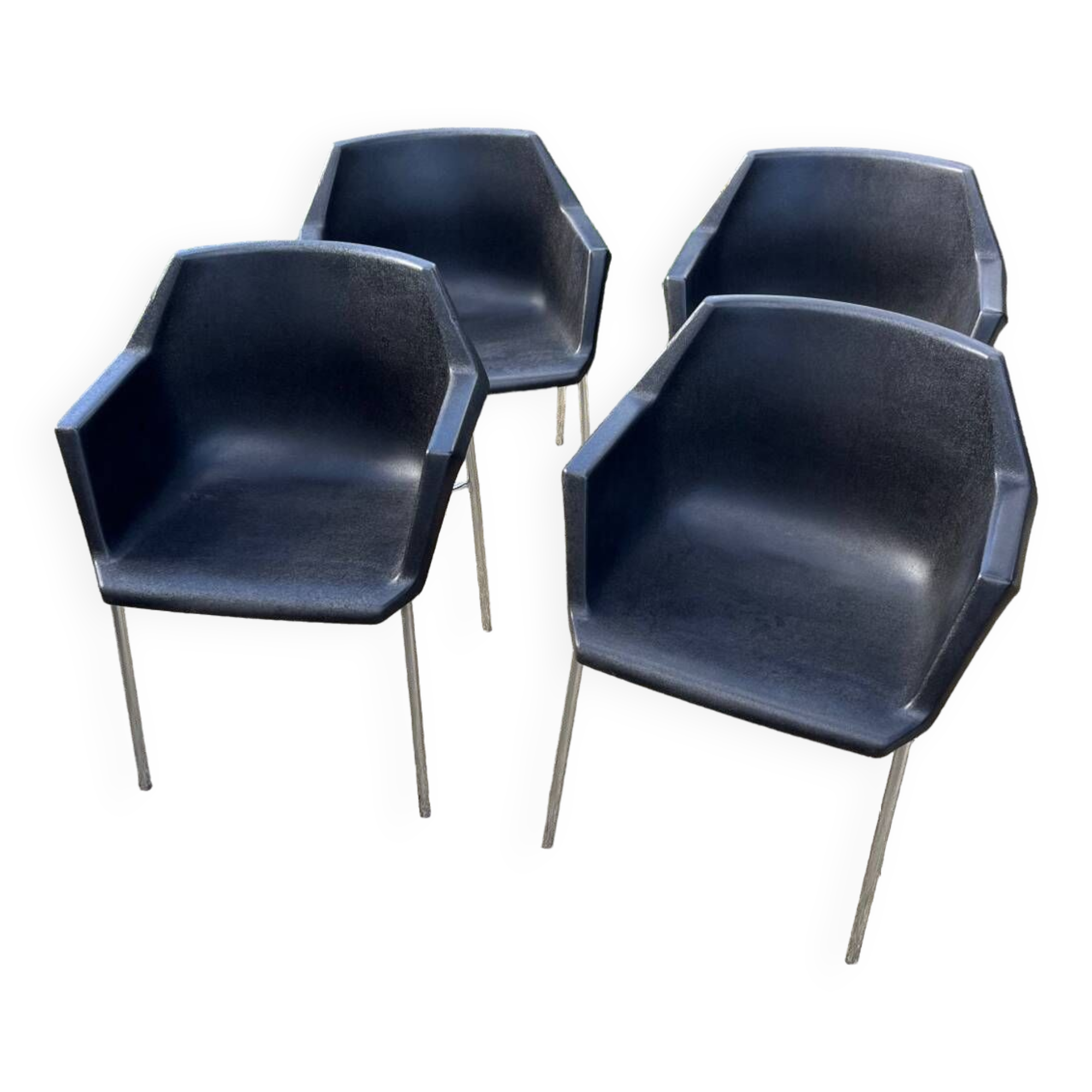 Set of 4 "Golf" armchairs
