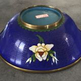 Cloisonné enamel cup with floral decoration