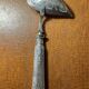 Art-Nouveau Sauce Spoon Floral Decor - Silver & Vermeil